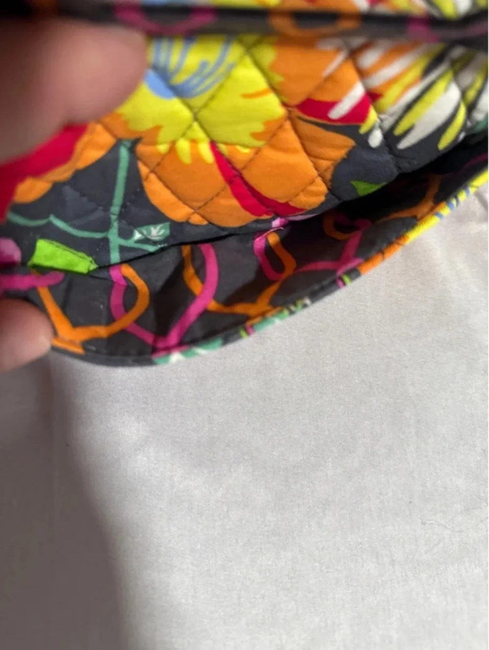Vera Bradley makeup case with mirror